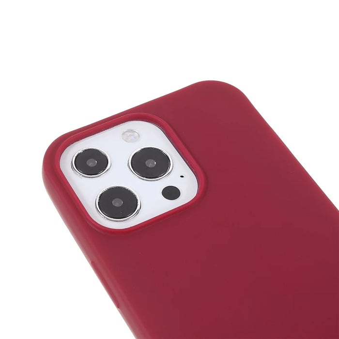 Cell Phone TPU Case Protector with Adjustable Lanyard for iPhone 13 Pro Max 6.7 inch - Red - 4
