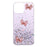 3D Butterfly Pattern Glitter Sequins Epoxy TPU Cell Phone Back Case Protector for iPhone 13 6.1 inch - Light Purple - 1