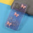3D Butterfly Pattern Glitter Sequins Epoxy TPU Cell Phone Back Case Protector for iPhone 13 6.1 inch - Light Purple - 3