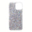 Flash Powder Sequins Stylish Acrylic+TPU Phone Case for iPhone 13 mini 5.4 inch - Silver - 2