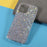 Flash Powder Sequins Stylish Acrylic+TPU Phone Case for iPhone 13 mini 5.4 inch - Silver - 3