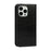 Crazy Horse Texture Genuine Leather Folio Flip Wallet Cover with Stand for iPhone 13 Pro 6.1 inch -Black - 3