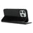 Crazy Horse Texture Genuine Leather Folio Flip Wallet Cover with Stand for iPhone 13 Pro 6.1 inch -Black - 5