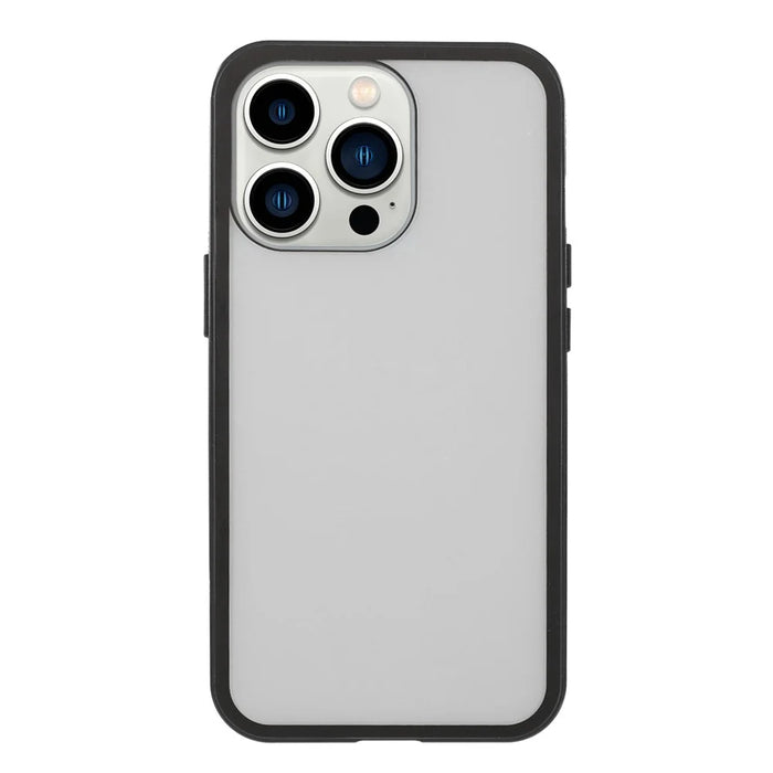 For iPhone 13 Pro Max Full Body Case Magnetic Tempered Glass Double-Sided Phone Case - Black - 2