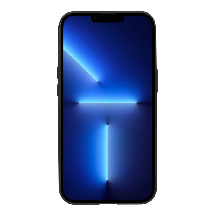 For iPhone 13 Pro Max Full Body Case Magnetic Tempered Glass Double-Sided Phone Case - Black - 3