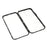 For iPhone 13 Pro Max Full Body Case Magnetic Tempered Glass Double-Sided Phone Case - Black - 6