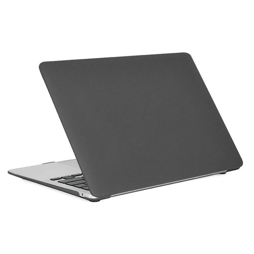 Ultra-thin Matte PP Laptop Protective Case Detachable Notebook Cover for MacBook Air 13.3" Retina Display A2179 (2020)/A1932/A2337 - Transparent Black - 1