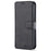 AZNS Wallet Stand Design Anti-Fall Magnetic Clasp Lightweight Leather Phone Cover Case for iPhone 13 Pro Max 6.7 inch - Black - 2