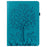 Imprinted Tree Deer Pattern Stylish Skin Feeling PU Leather Stand Tablet Cover Shell with Card Slots for iPad mini (2024) / mini (2021) - Blue - 3