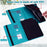 Imprinted Tree Deer Pattern Stylish Skin Feeling PU Leather Stand Tablet Cover Shell with Card Slots for iPad mini (2024) / mini (2021) - Blue - 5
