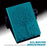 Imprinted Tree Deer Pattern Stylish Skin Feeling PU Leather Stand Tablet Cover Shell with Card Slots for iPad mini (2024) / mini (2021) - Blue - 7