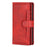 Full Protection Split Leather Phone Shell Case with Multiple Card Slots for iPhone 13 Pro 6.1 inch - Red - 2