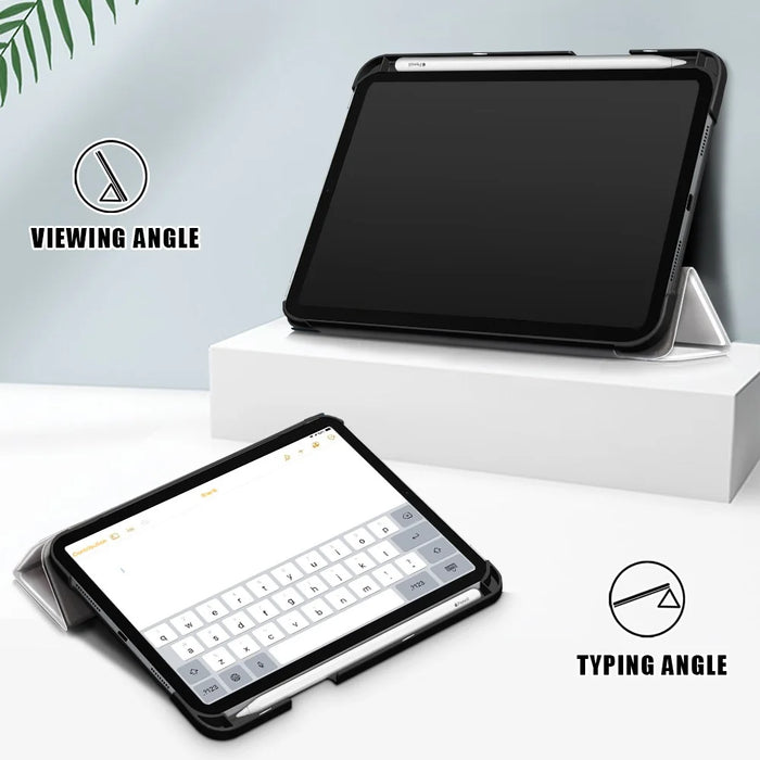 Pattern Printing Tri-Fold Stand Auto Wake / Sleep Leather Case for iPad mini (2024) / mini (2021) - Cat - 4