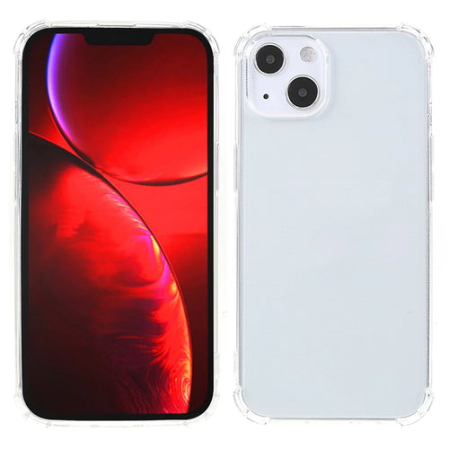 Four Corners Cushioned Super Slim Anti-Drop Ultra Clear TPU Phone Cover Shell for iPhone 13 6.1 inch - 1