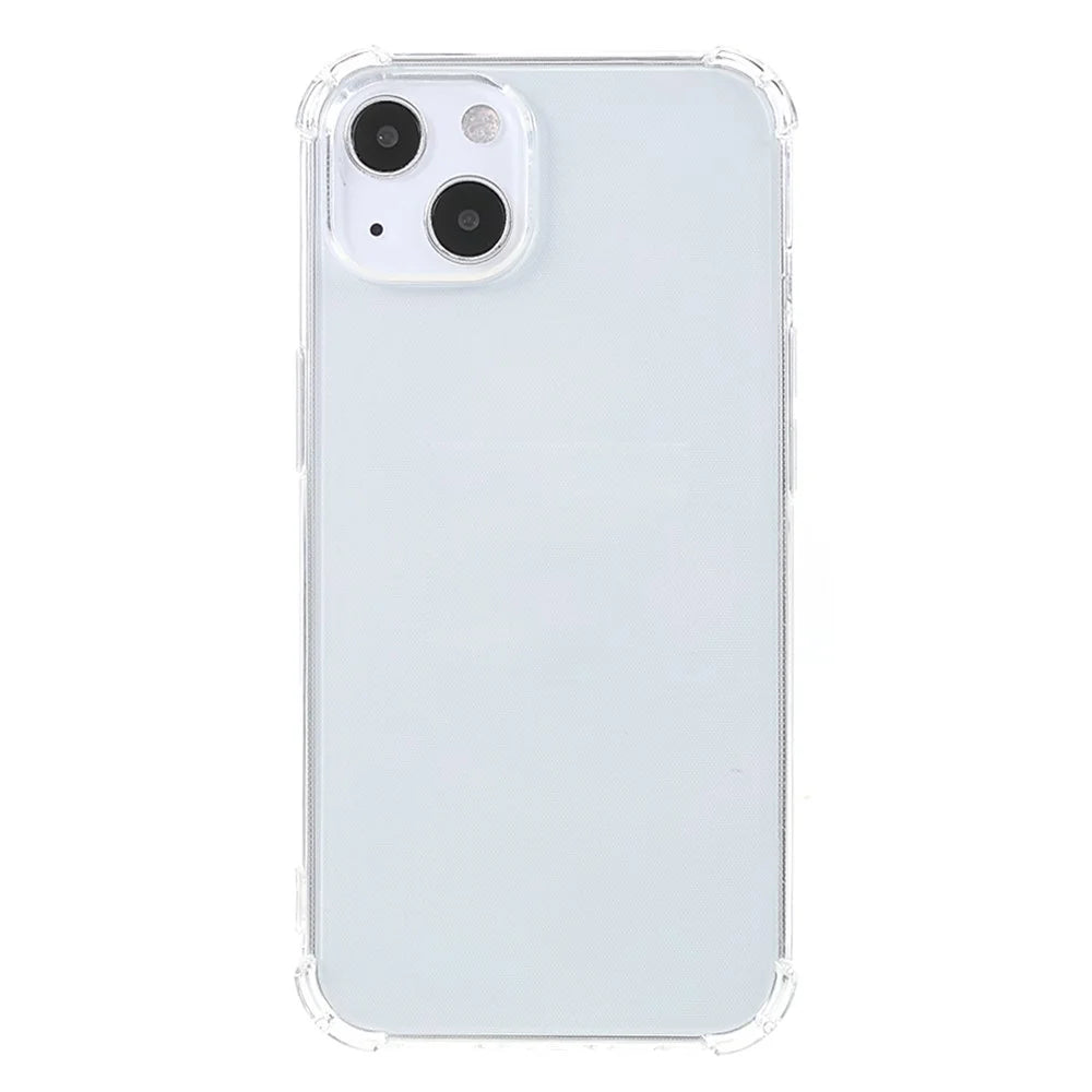 Four Corners Cushioned Super Slim Anti-Drop Ultra Clear TPU Phone Cover Shell for iPhone 13 6.1 inch - 2