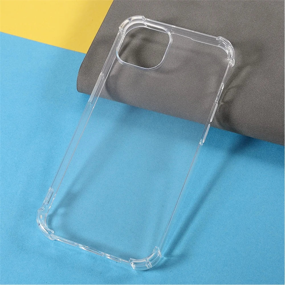 Four Corners Cushioned Super Slim Anti-Drop Ultra Clear TPU Phone Cover Shell for iPhone 13 6.1 inch - 4