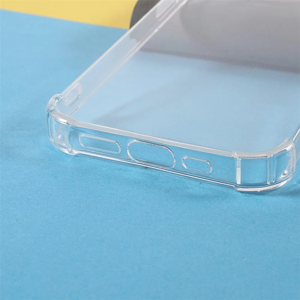 Four Corners Cushioned Super Slim Anti-Drop Ultra Clear TPU Phone Cover Shell for iPhone 13 6.1 inch - 6