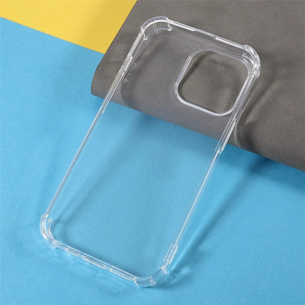 Four Corners Airbag Anti-Collision Transparent TPU Phone Cover Shell for iPhone 13 Pro Max 6.7 inch - 7