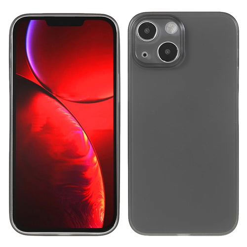 Scratch-Resistant Super Thin Lightweight Hard PC Phone Cover Case for iPhone 13 6.1 inch - Black - 1