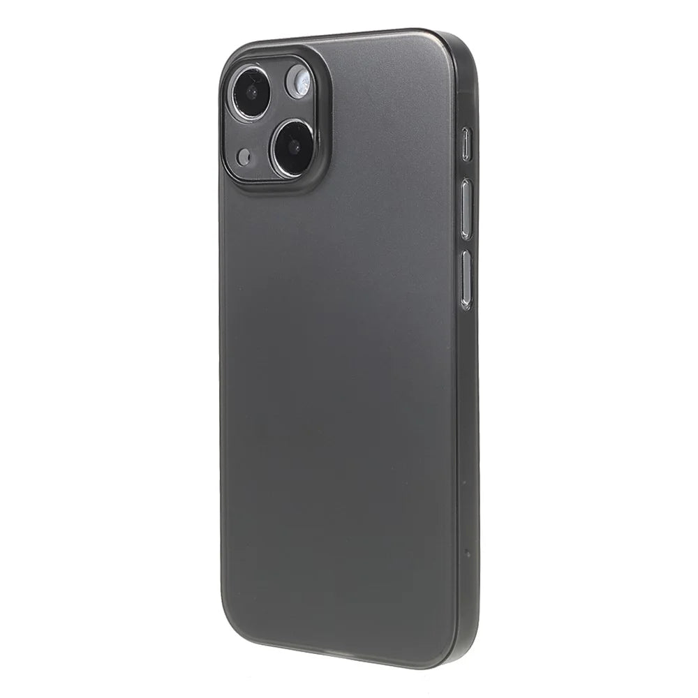Scratch-Resistant Super Thin Lightweight Hard PC Phone Cover Case for iPhone 13 6.1 inch - Black - 3