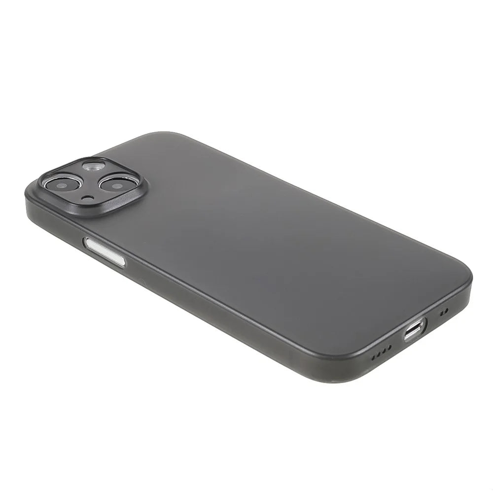 Scratch-Resistant Super Thin Lightweight Hard PC Phone Cover Case for iPhone 13 6.1 inch - Black - 4