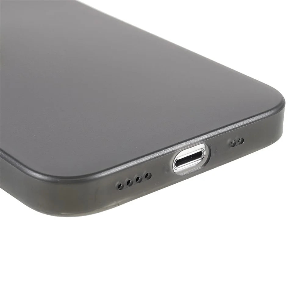 Scratch-Resistant Super Thin Lightweight Hard PC Phone Cover Case for iPhone 13 6.1 inch - Black - 5