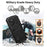 R-JUST Kickstand Silicone Armor Metal Shockproof Cover with Built-in Screen Protector for iPhone 13 Pro Max 6.7 inch - Black - 5
