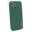 ENKAY HAT PRINCE Solid Color Anti-Drop Liquid Silicone Precise Hole Opening Phone Cover Case for iPhone 13 Pro Max 6.7 inch - Dark Green - 1