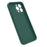 ENKAY HAT PRINCE Solid Color Anti-Drop Liquid Silicone Precise Hole Opening Phone Cover Case for iPhone 13 Pro Max 6.7 inch - Dark Green - 7