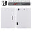 Embroidery Grids with Quality Hardware Leather Stand Wallet Tablet Cover for iPad 10.2 (2021)/(2020)/(2019)/Pro 10.5-inch (2017)/Air 10.5 inch (2019) - White - 6