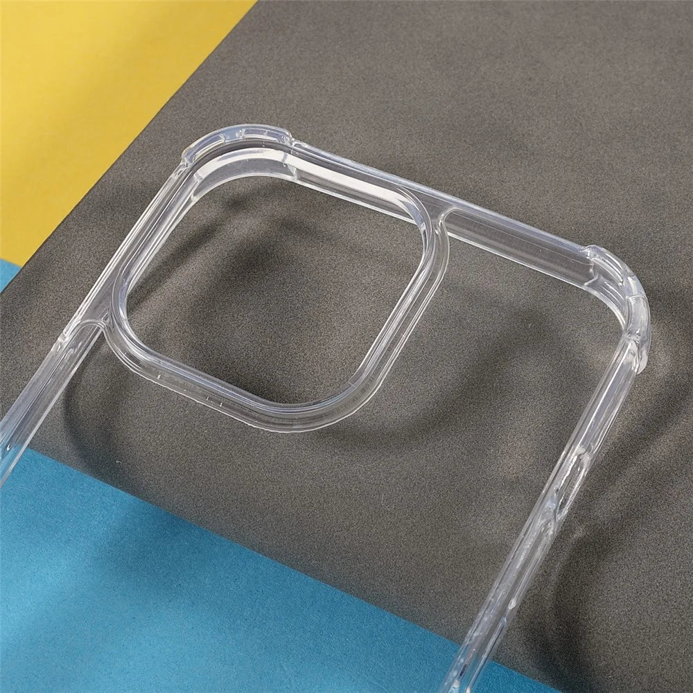 Clear Four Corner Cushion Drop-proof Acrylic + TPU Hybrid Cover Case for iPhone 13 Pro Max 6.7 inch - 5