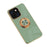Mirror Surface Electroplating Anti Fall TPU Phone Case Cover with Kickstand for iPhone 13 mini 5.4 inch - Green - 1