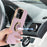 Electroplating Frame Mirror Surface TPU Phone Case Protector with Kickstand for iPhone 13 Pro Max 6.7 inch - Black - 3