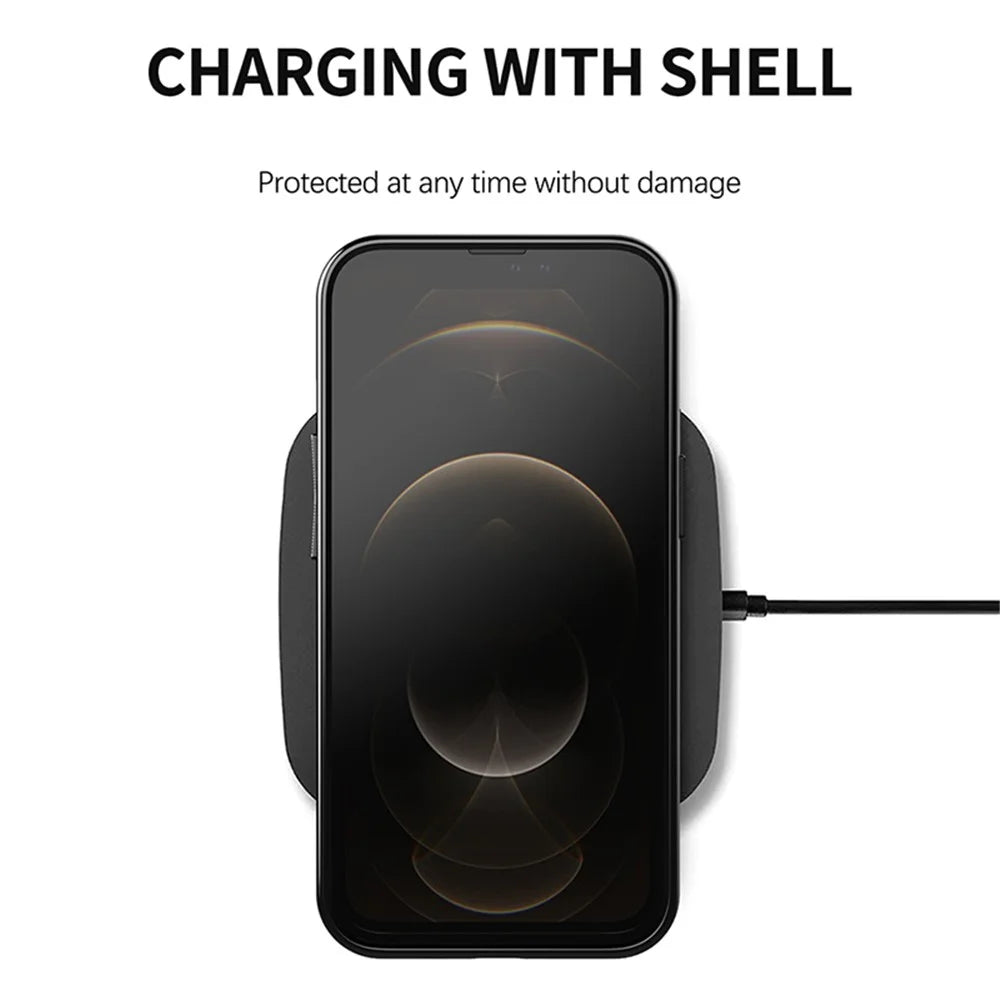 Thunder Series Twill Texture Soft TPU Phone Back Case Shell for iPhone 13 6.1 inch - Black - 6