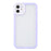 TPU + Matte Acrylic Dual-layer Protection Stylish Cell Phone Protective Cover Case for iPhone 11 6.1 inch - Light Purple - 2