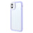 TPU + Matte Acrylic Dual-layer Protection Stylish Cell Phone Protective Cover Case for iPhone 11 6.1 inch - Light Purple - 3