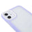 TPU + Matte Acrylic Dual-layer Protection Stylish Cell Phone Protective Cover Case for iPhone 11 6.1 inch - Light Purple - 6