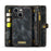 CASEME 008 Series Shock-Absorbed Detachable 2-in-1 Multi-Function TPU + PU Leather Phone Wallet Stand Shell for iPhone 13 6.1 inch - Black - 4