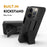 Woven Texture Swivel Belt Clip Kickstand Design Anti-Scratch Shockproof PC + TPU Hybrid Case for iPhone 13 Pro Max 6.7 inch - Black - 3