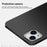 MOFI Shield Slim Frosted Finish Surface Hard Plastic Cell Phone Back Case Protector for iPhone 13 6.1 inch - Black - 3
