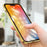 LUPHIE Electroplating Metal Frame Clear Double-Sided Tempered Glass Magnetic Case with Built-in Screen Protector for iPhone 13 Pro Max 6.7 inch - Silver - 6