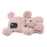 3D Furry Bear Plush Doll Anti-fall TPU Phone Case Shell for iPhone 13 6.1 inch - Pink - 4