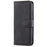 AZNS Shock-Absorbed Leather Phone Cover + Soft TPU Inner Shell Wallet Stand Case for iPhone SE (2022)/SE (2020)/8/7 - Black - 2