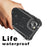 R-JUST AMIRA Shockproof Aluminium Alloy + Silicone + Tempered Glass Hybrid Phone Case Cover for iPhone 13 6.1 inch - Black - 3