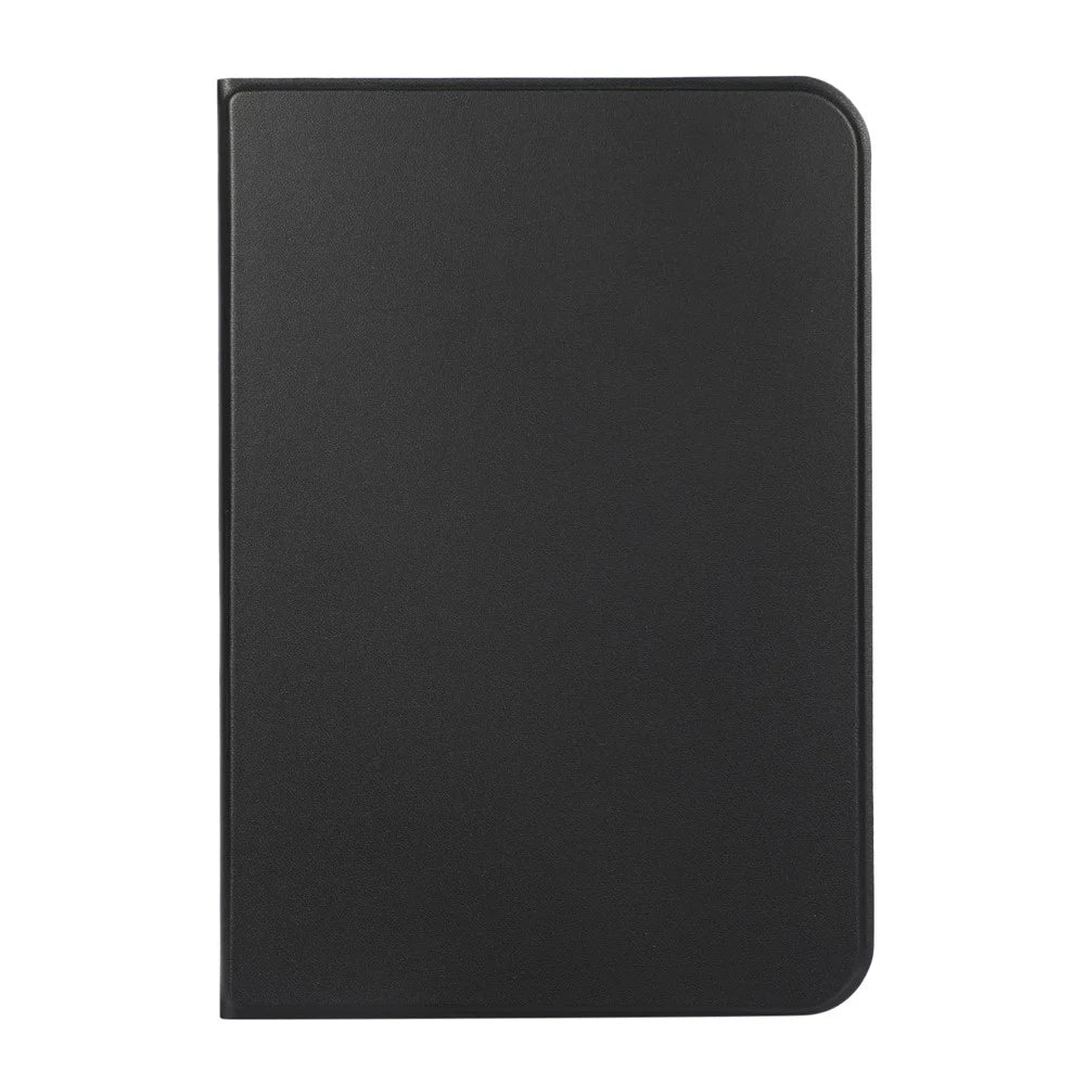 For iPad mini (2024) / mini (2021) Protective Case Auto Wake / Sleep PU Leather Tablet Cover with Stand - Black - 2
