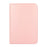 Anti-Scratch Solid Color PU Leather Protective Folio Case Cover with Stand for Apple iPad mini (2024) / mini (2021) / mini 6 - Rose Gold - 2