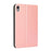 Anti-Scratch Solid Color PU Leather Protective Folio Case Cover with Stand for Apple iPad mini (2024) / mini (2021) / mini 6 - Rose Gold - 3