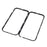 Drop-proof Double-sided Bright and Clear Tempered Glass + Magnetic Metal Frame Phone Case for iPhone 13 Pro 6.1 inch - Black - 7
