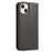 Strong Magnetic Closure Leather Wallet Stand Phone Cover Case for iPhone 13 6.1 inch - Black - 3