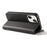 Strong Magnetic Closure Leather Wallet Stand Phone Cover Case for iPhone 13 6.1 inch - Black - 4